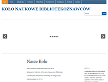 Tablet Screenshot of kinib.kolo.ukw.edu.pl