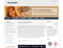 Tablet Screenshot of informatyka.ukw.edu.pl